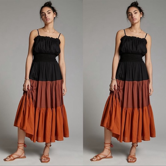 Anthropologie Dresses & Skirts - Anthropologie Aletha Tiered Maxi Dress